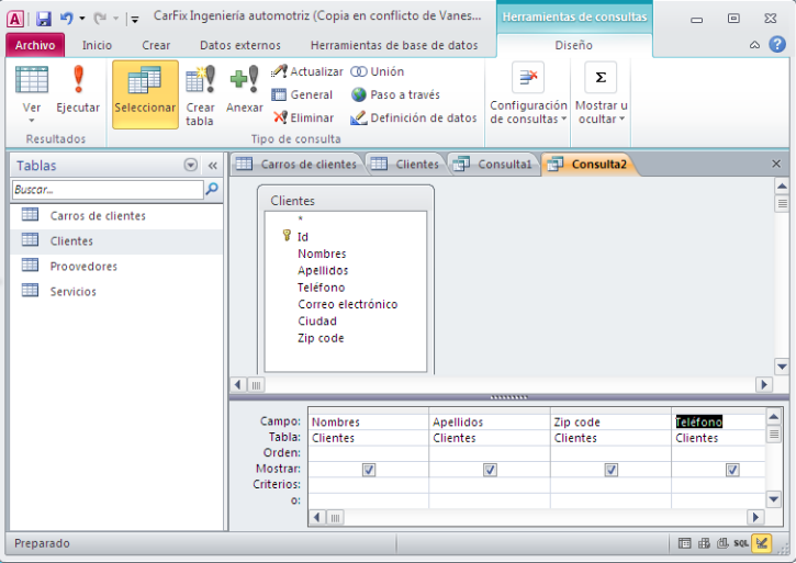 Consultas en Access
